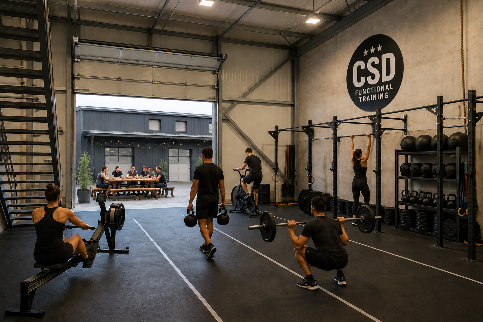 La salle CSD Functional Training à Semsales