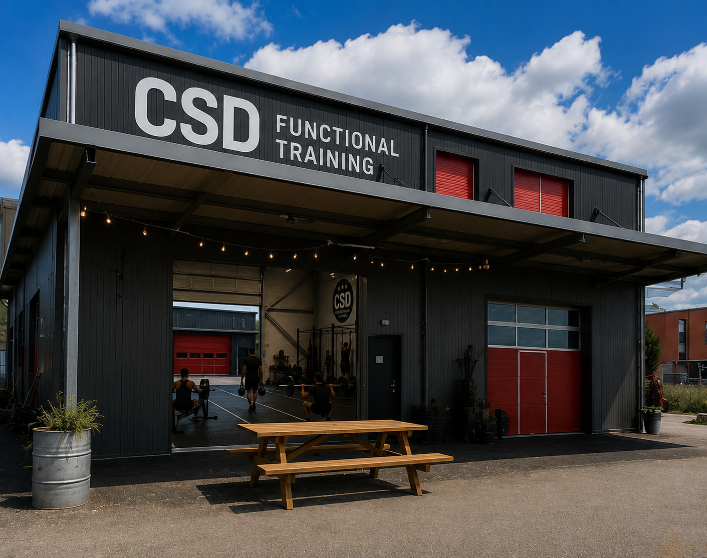 La façade de CSD Functional Training à Semsales